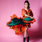 Tie-Dye Freedom Red-carpet Dress