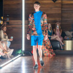 Multicolor Japan Satin Men Short Suit