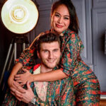 Peacock Blue and Orange Tussar Silk Sets-Matching Suits